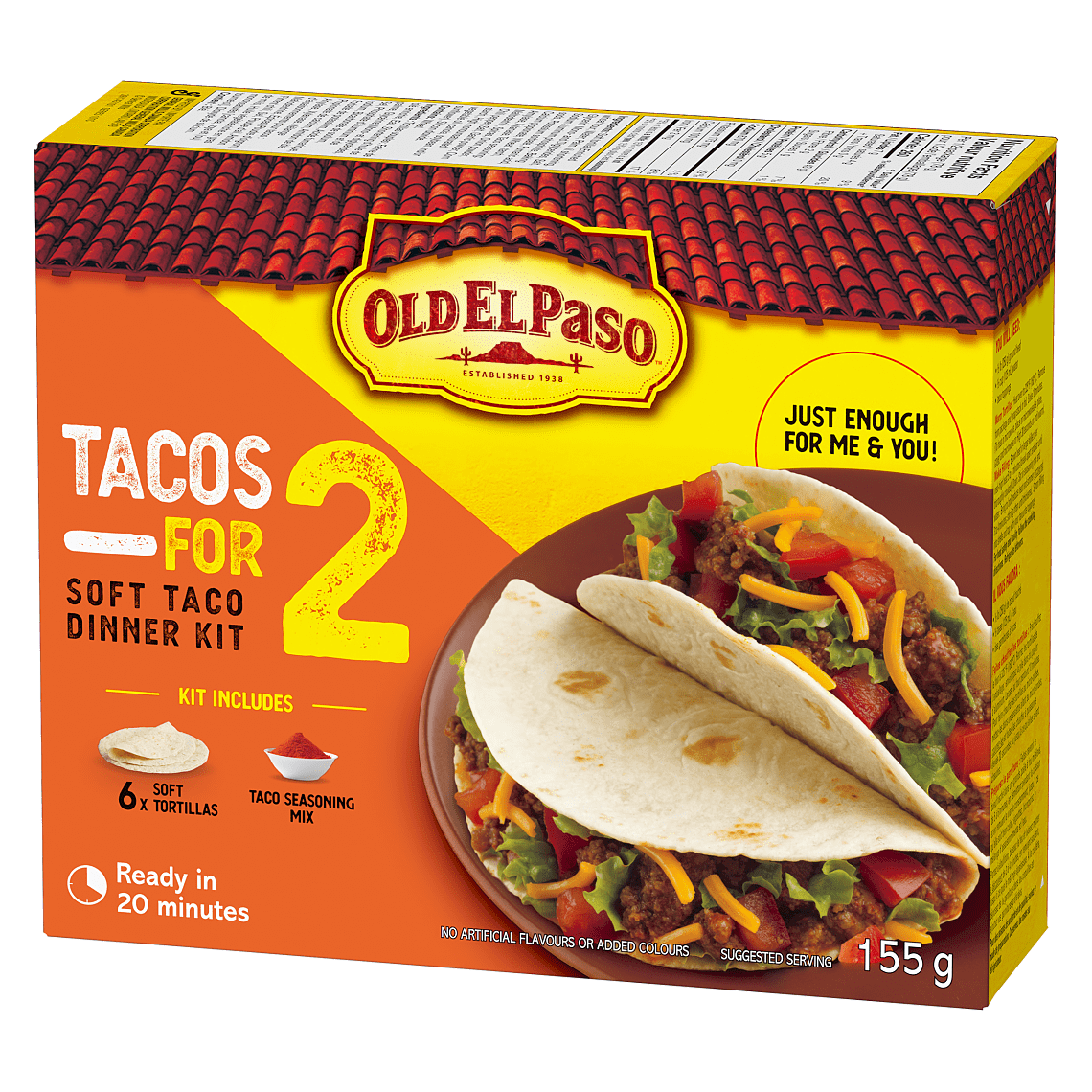 Tacos For Two Soft Taco Dinner Kit Old El Paso 9046